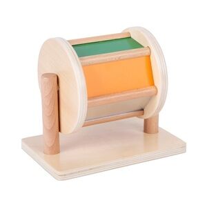 Adena Montessori Medium Spinning Drum for 6-12Months Toddlers